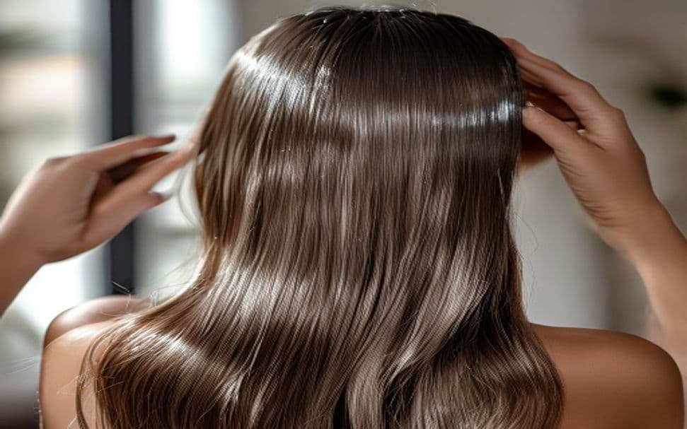 Cabelo recuperado após tratamento de reconstrução