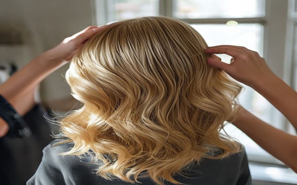 Cabelo loiro matizado