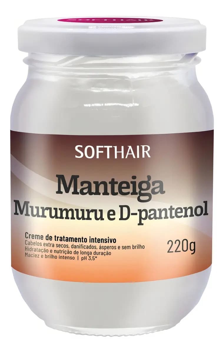 Manteiga Murumuru & D-pantenol 220g