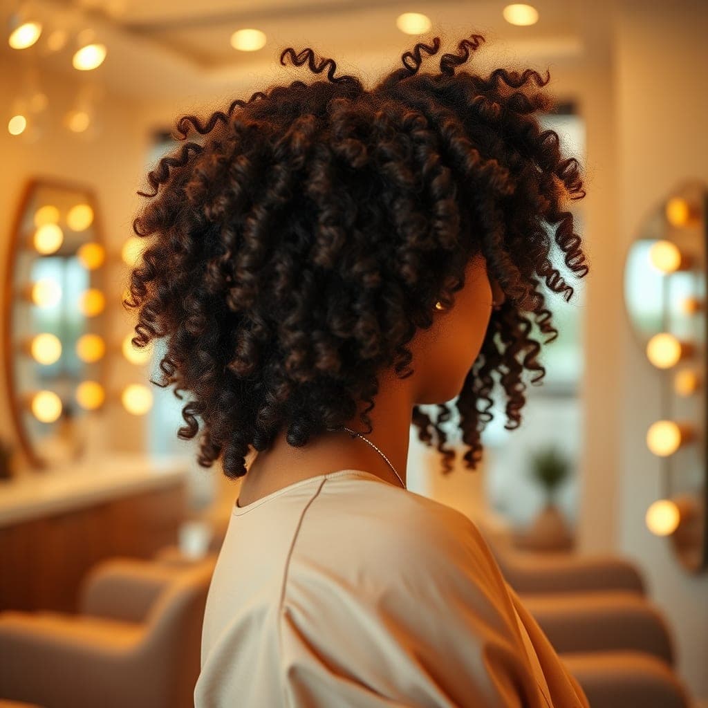 Cabelo natural assumido após transição capilar